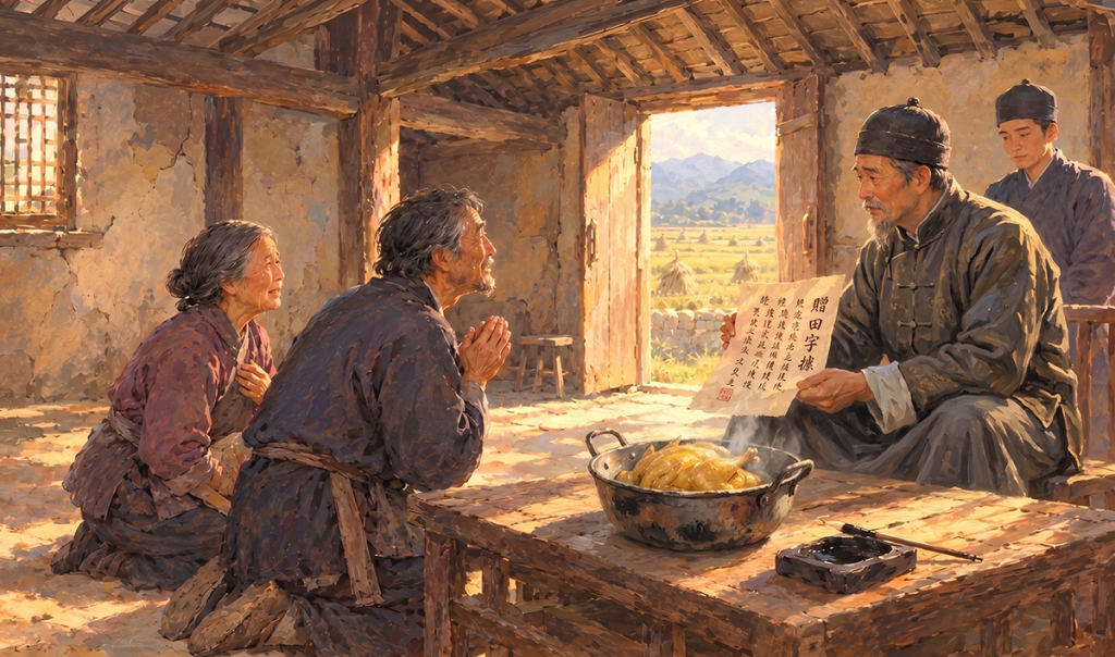 公鸡田的故事
