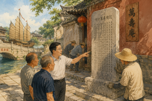 河口万寿桥文物回归